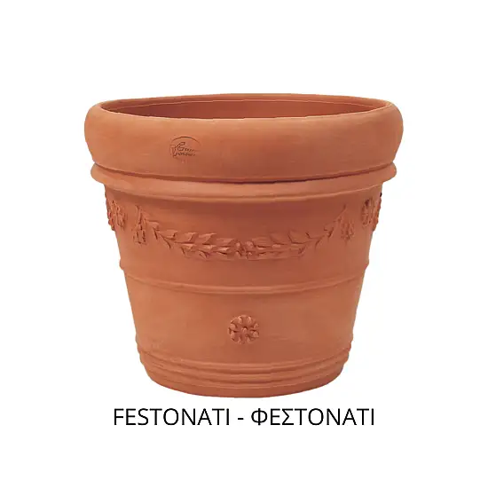ΠΗΛΙΝΗ ΓΛΑΣΤΡΑ FESTONATI Φ50