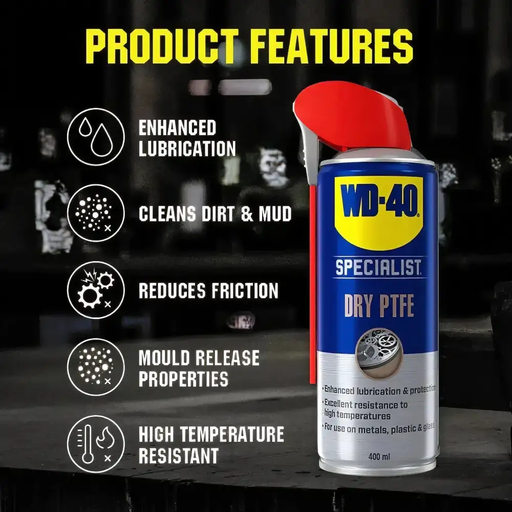 ΣΠΡΕΙ ΞΗΡΟΥ ΤΕΦΛΟΝ WD40 SPECIALIST DRY PTFE 400ml
