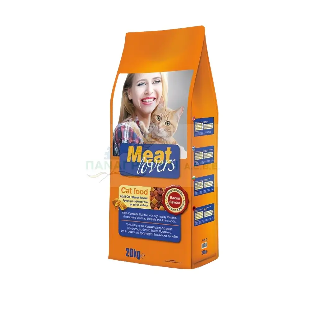 ΓΑΤΟΤΡΟΦΗ MEAT LOVERS BACON LAKY 20KG