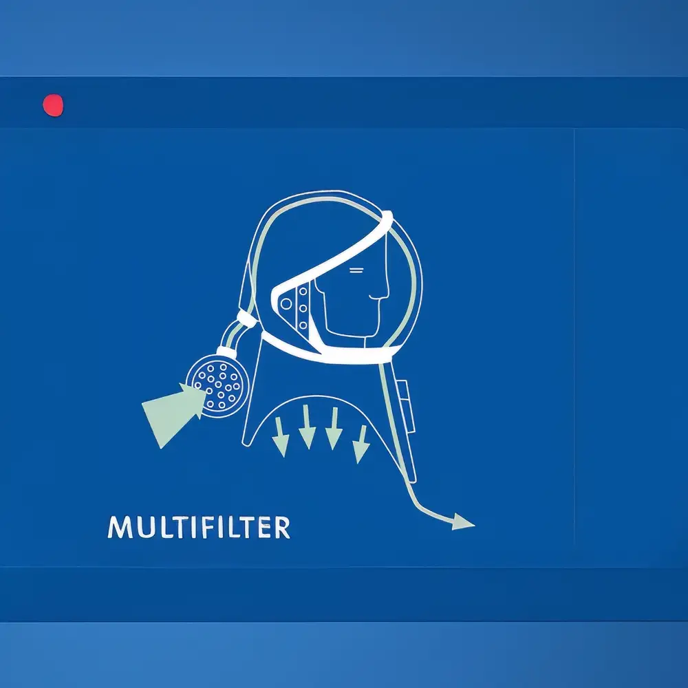 ΜΑΣΚΑ ΠΡΟΣΤΑΣΙΑΣ MULTIFILTER 1001 - ΠΑΡΟΧΗ ΑΠΟ ΜΠΑΤΑΡΙΑ - ΝΕΟ ΜΟΝΤΕΛΟ