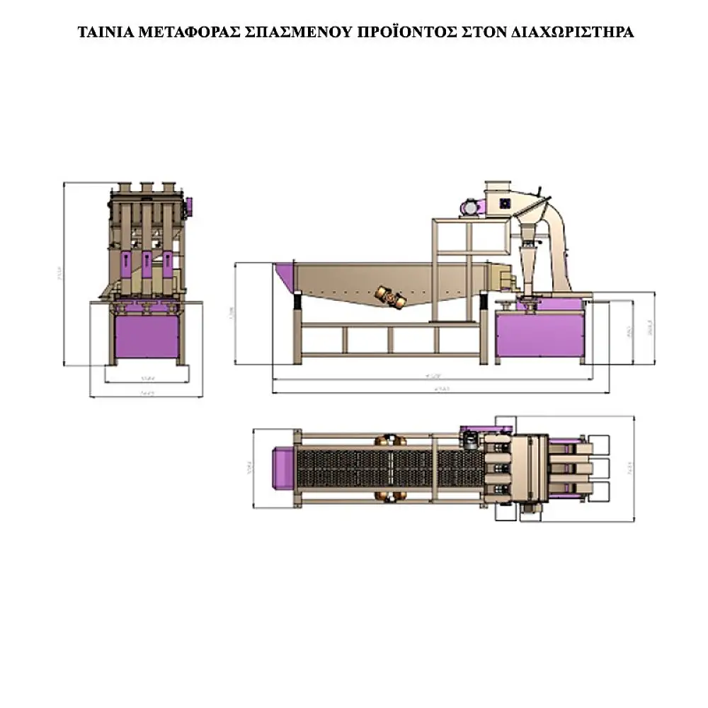 ΓΡΑΜΜΗ ΠΑΡΑΓΩΓΗΣ ΨΙΧΑΣ ΑΜΥΓΔΑΛΟΥ STR2 & STR50/2