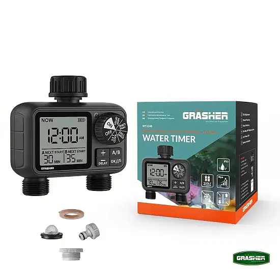 GRASHER WT2248 - ΠΡΟΓΡΑΜΜΑΤΙΣΤΗΣ ΠΟΤΙΣΜΑΤΟΣ 2 ΕΞΟΔΩΝ