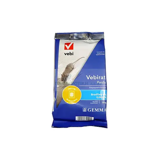 ΠΟΝΤΙΚΟΚΤΟΝΟ VEBIRAT BRODIFACOUM PASTA 150gr